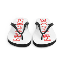 Load image into Gallery viewer, BABY IM A BOSS RED Flip-Flops