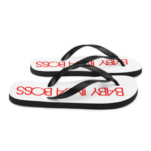 Load image into Gallery viewer, BABY IM A BOSS RED Flip-Flops
