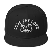 Load image into Gallery viewer, LOVE THE LORD Snapback Hat
