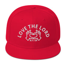 Load image into Gallery viewer, LOVE THE LORD Snapback Hat
