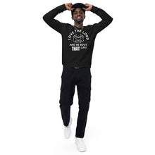 Load image into Gallery viewer, LOVE THE LORD Unisex organic raglan sweatshirt
