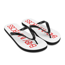 Load image into Gallery viewer, BABY IM A BOSS RED Flip-Flops
