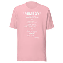 Load image into Gallery viewer, &quot;REMEDY&quot; Unisex t-shirt
